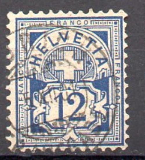 Suiza Año 1894 Nº Zumstein 61B (o)